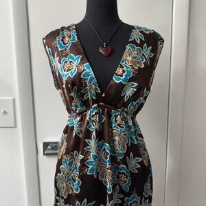 Vintage y2k brown blouse